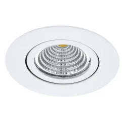 EGLO LED-downlight Saliceto rund fleksibel 4 000K hvit Sale