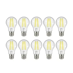 Arcchio LED-filamentpære E27 5W, 3 000 K 1060 lumen 10stk| E27 Pærer|Filament Pærer