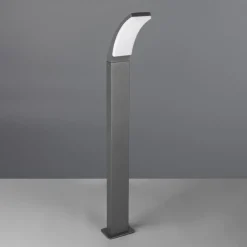 Reality Leuchten LED-gatelampe Beja, antrasitt, aluminium, høyde 100 cm| Gatebelysning, Pullert Belysning