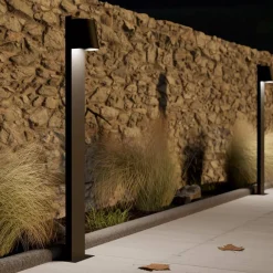 EGLO LED-gatelampe Stagnone i svart| Gatebelysning, Pullert Belysning