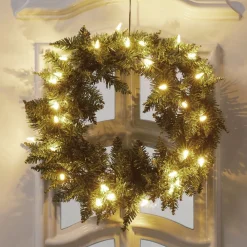 STAR TRADING LED-grankrans Calgary Ø 50 cm| Julebelysning|Dekorasjonsbelysning