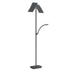 HELL LED-gulvlampe Andy, 3 lyskilder, antrasitt, CCT, dimmer| Gulvlamper