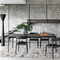 Luceplan LED-gulvlampe Carrara med dimmer, svart Outlet