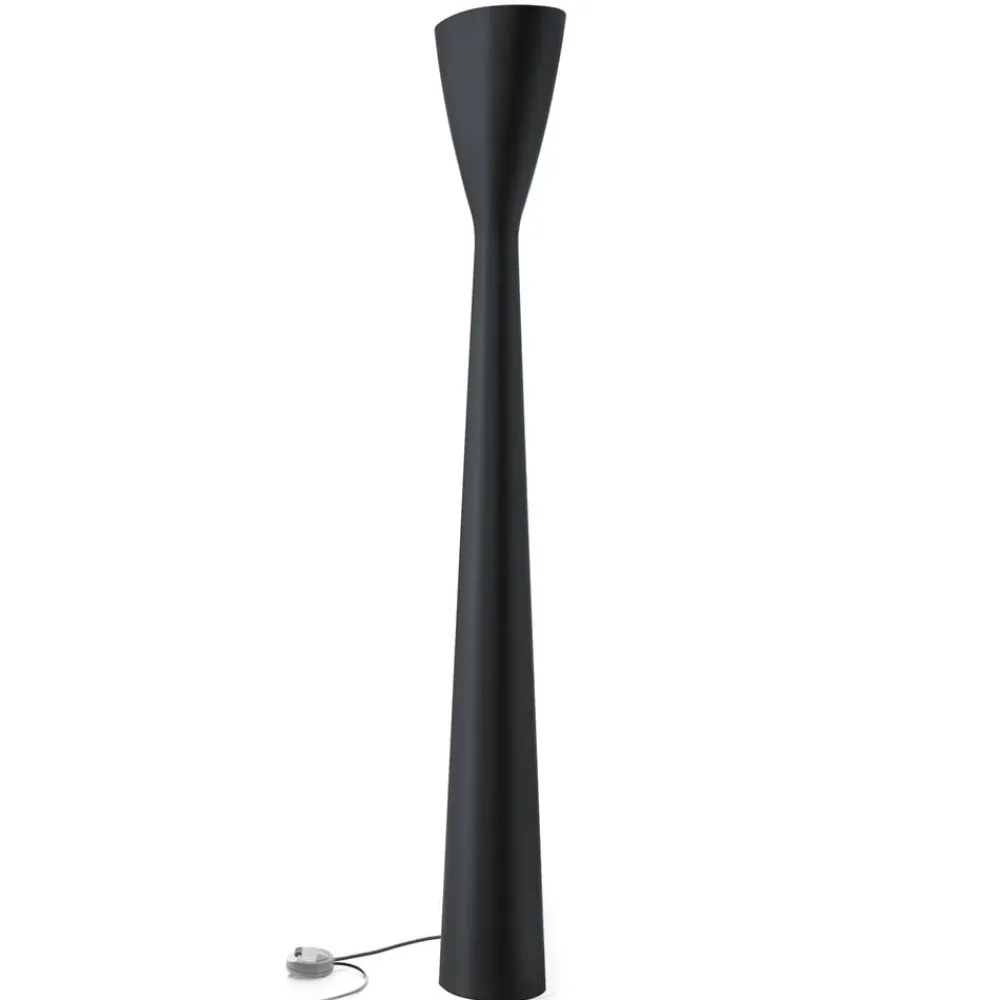 Luceplan LED-gulvlampe Carrara med dimmer, svart Outlet