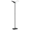 HELL LED-gulvlampe Dual CCT, dimbar, svart| Gulvlamper