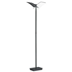 HELL LED-gulvlampe Dual CCT, dimbar, svart| Gulvlamper