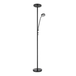 Globo LED-gulvlampe Ernst med fleksibel arm, svart| Gulvlamper