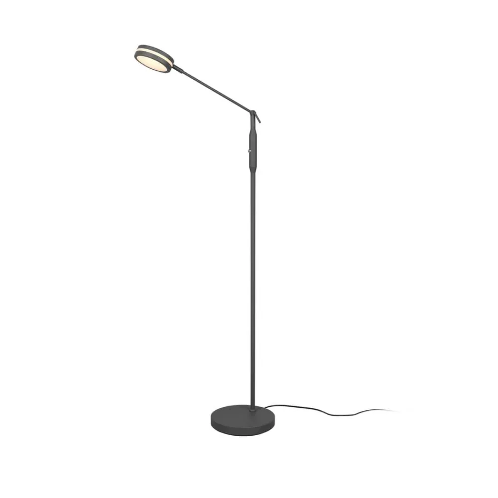 Trio Lighting LED-gulvlampe Franklin, sensordimmer, antrasitt Clearance