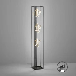 FISCHER & HONSEL LED-gulvlampe Gisi, 3 lyskilder, dimbar| Gulvlamper