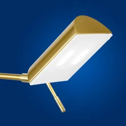 HELL LED-gulvlampe Graz, messing| Gulvlamper