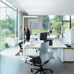 Waldmann LED-gulvlampe Lavigo DPS 14000, 4 000 K, hvit Clearance