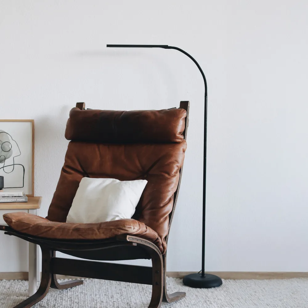 Maul LED-gulvlampe pirro, svart, 126 cm, dimbar Sale