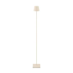 Sigor LED-gulvlampe Nuindie IP54 120 cm rund USB-C dune beige Sale