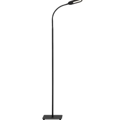Briloner LED-gulvlampe Office Step, dimbar, svart Clearance