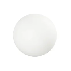 Linea Light LED-gulvlampe Oh!, Ø 38 cm, E27, polykarbonat, hvit Outlet