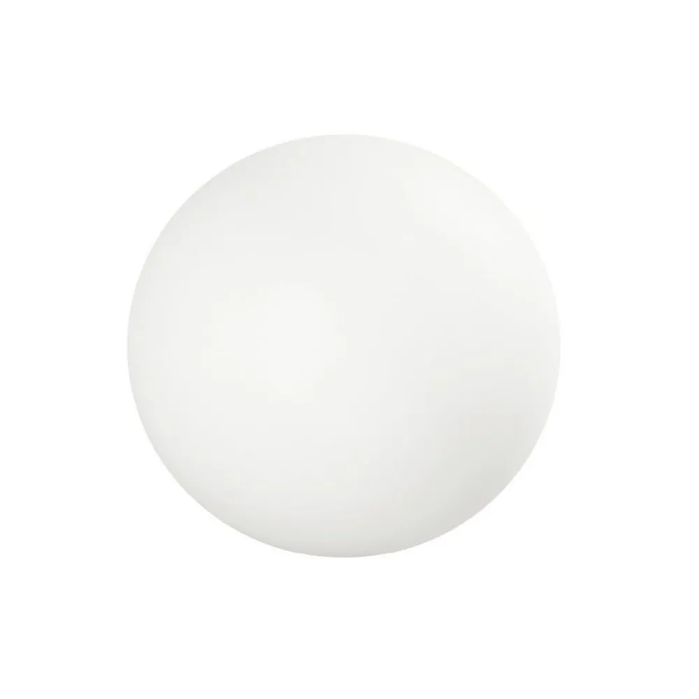 Linea Light LED-gulvlampe Oh!, Ø 38 cm, E27, polykarbonat, hvit Outlet