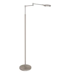 Steinhauer LED-gulvlampe Soleil, stålfarget, metall, dimmer| Gulvlamper