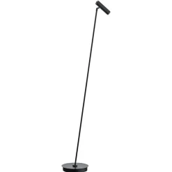 HELL LED-gulvlampe Tom, dimbar, svart Sale