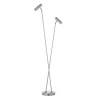 HELL LED-gulvlampe Tom Pro, matt nikkel, 2 lyskilder, CCT, dimmer| Gulvlamper