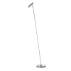 HELL LED-gulvlampe Tom Pro, matt nikkel, 1 lyskilde, CCT, dimmer| Gulvlamper