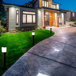 Searchlight LED-gulvlampe Walkover, IP68 15x15cm, innfelt i gulvet| Nedfelt Utebelysning|Utespotter