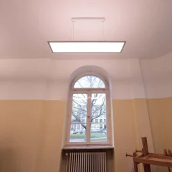 Deko-Light LED-hengelampe 3422, kantet, dip-bryter, hvit| Butikkbelysning|Kontorbelysning