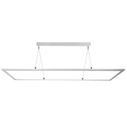 Deko-Light LED-hengelampe 3422, kantet, dip-bryter, hvit| Butikkbelysning|Kontorbelysning