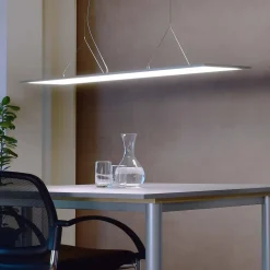 Deko-Light LED-hengelampe 3422 kantet, dip-bryter, aluminium| Butikkbelysning