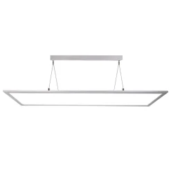 Deko-Light LED-hengelampe 3422 kantet, dip-bryter, aluminium| Butikkbelysning