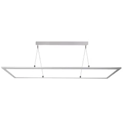 Deko-Light LED-hengelampe 3422 kantet, dip-bryter, aluminium| Butikkbelysning