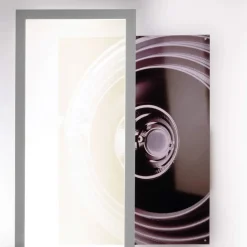 Deko-Light LED-hengelampe 3422 kantet, dip-bryter, aluminium| Butikkbelysning