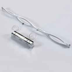 Lucande LED-hengelampe i bjelkeform Roan, bølgeformet Discount