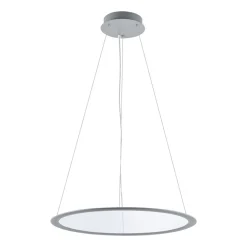 Deko-Light LED-hengelampe PANEL, grå, Ø 63 cm, metall, CCT, dimbar, 50 W| Butikkbelysning