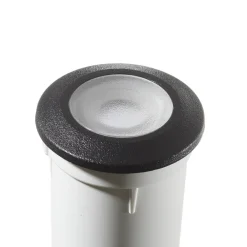 Fumagalli LED-innfellingslampe Aldo rund svart/klar 3 000 K Online