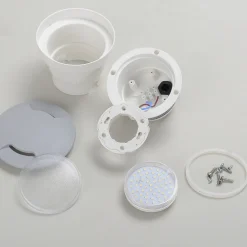 Fumagalli LED-innfellingslampe gulv Ceci 120-2L grå CCT New