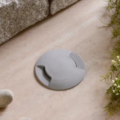 Fumagalli LED-innfellingslampe gulv Ceci 120-2L grå CCT New