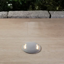 Fumagalli LED-innfellingslampe gulv Ceci 120-2L grå CCT New