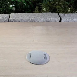 Fumagalli LED-innfellingslampe gulv Ceci 120-2L grå CCT New