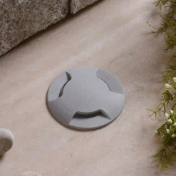 Fumagalli LED-innfellingslampe gulv Ceci 120-3L grå CCT| Led-Utendørs|Nedfelt Utebelysning