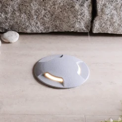 Fumagalli LED-innfellingslampe gulv Ceci 120-3L grå CCT| Led-Utendørs|Nedfelt Utebelysning