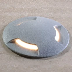 Fumagalli LED-innfellingslampe gulv Ceci 120-3L grå CCT| Led-Utendørs|Nedfelt Utebelysning