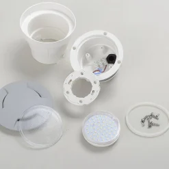 Fumagalli LED-innfellingslampe gulv Ceci 120-3L grå CCT| Led-Utendørs|Nedfelt Utebelysning