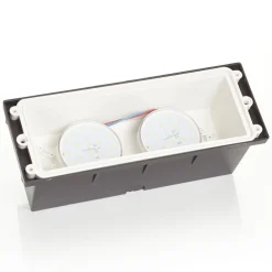 Fumagalli LED-innfellingslampe Leti 300-HS svart 2x3W CCT| Vegglamper Utendørs