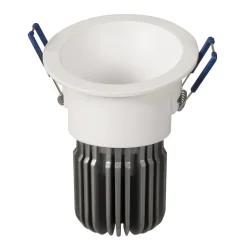 ATILED LED-innfellingslampe Toodle, rund asymmetrisk hvit