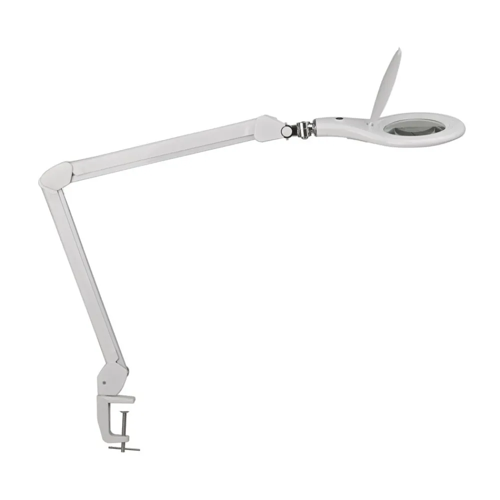 Maul LED-klemmelampe makro, hvit, høyde 50 cm| Teknisk Lys