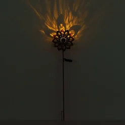 Globo LED-lampe med jordspyd 36571, blomst, vindklokke, metall Best