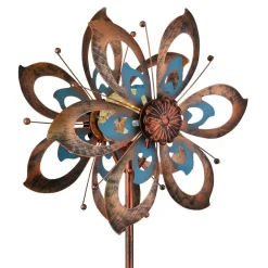 Globo LED-lampe med jordspyd 36571, blomst, vindklokke, metall Best