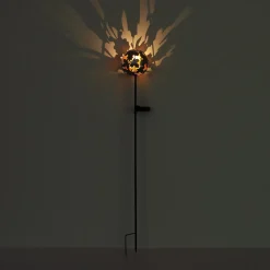 Globo LED-lampe med jordspyd 36747, globus, rustbrun, metall Sale