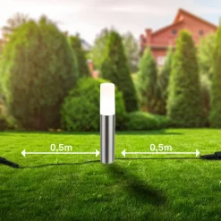 Briloner LED-lampe med jordspyd 3925032 12V 3x startpakke stål Ø 4 cm| Utespotter