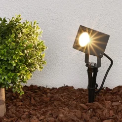 Lucande LED-lampe med jordspyd Jiada Hot